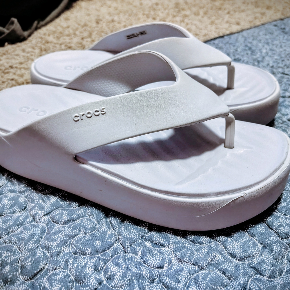 Crocs Women's White Sandals